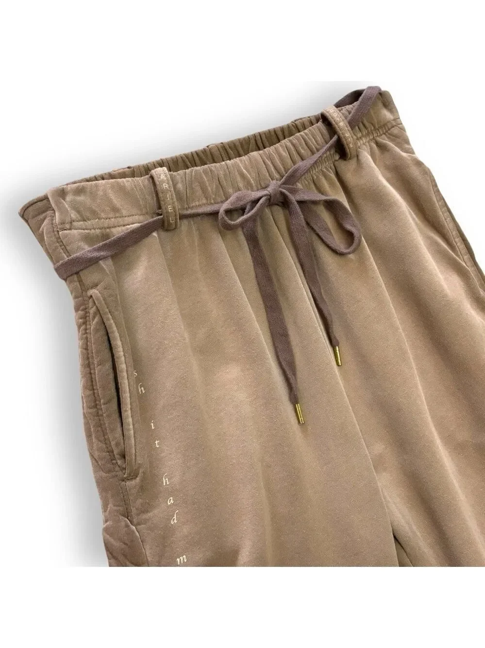 NWOT Ariel x Boys Lie Angels Muted Brown Mocha Sweatpants - Small